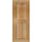 Ekena Millwork Framed Board-n-Batten Shutters, Rough Sawn Western Red Cedar, 10 3/4W x 26H, PR RBF06S11X026RWR - alternate 2
